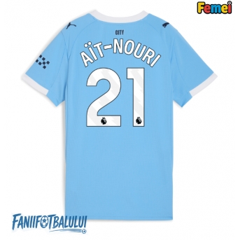 Manchester City Rayan Ait-Nouri #21 Tricou Fotbal Replică 2025-26 Femei Acasa